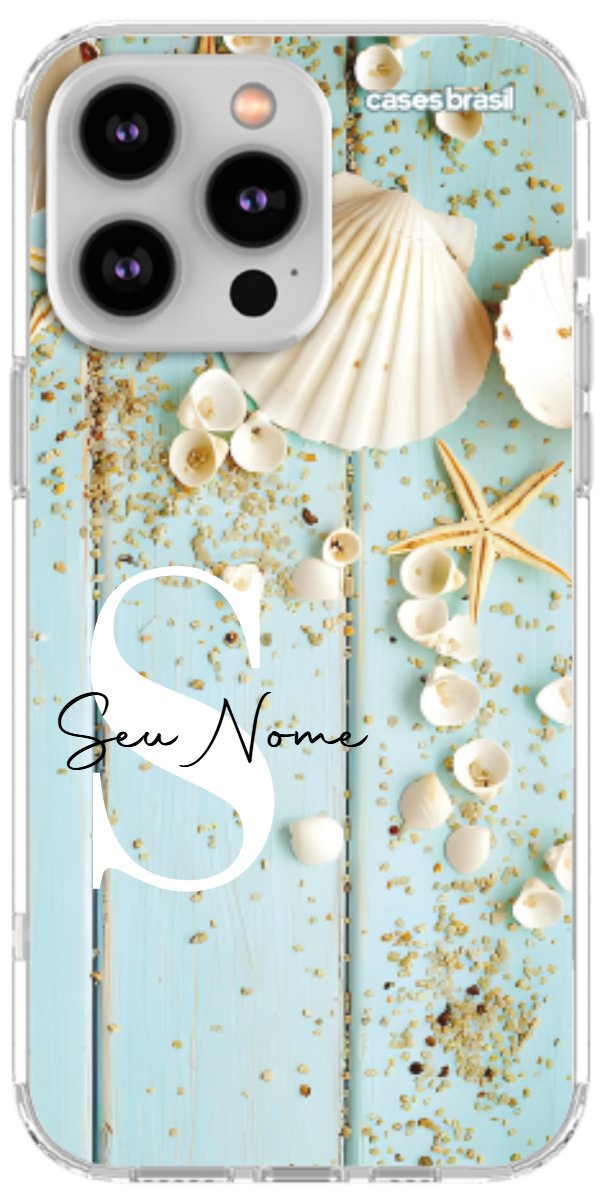Capinha para Celular Conchas