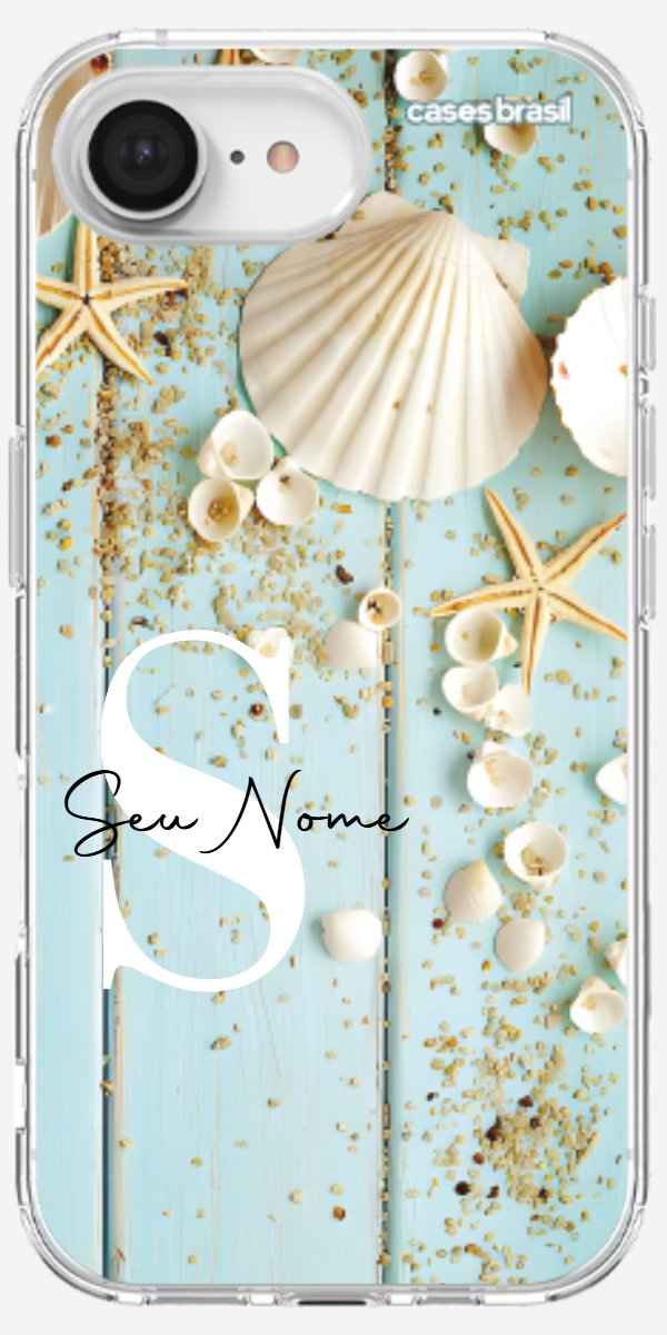 Capinha para Celular Conchas