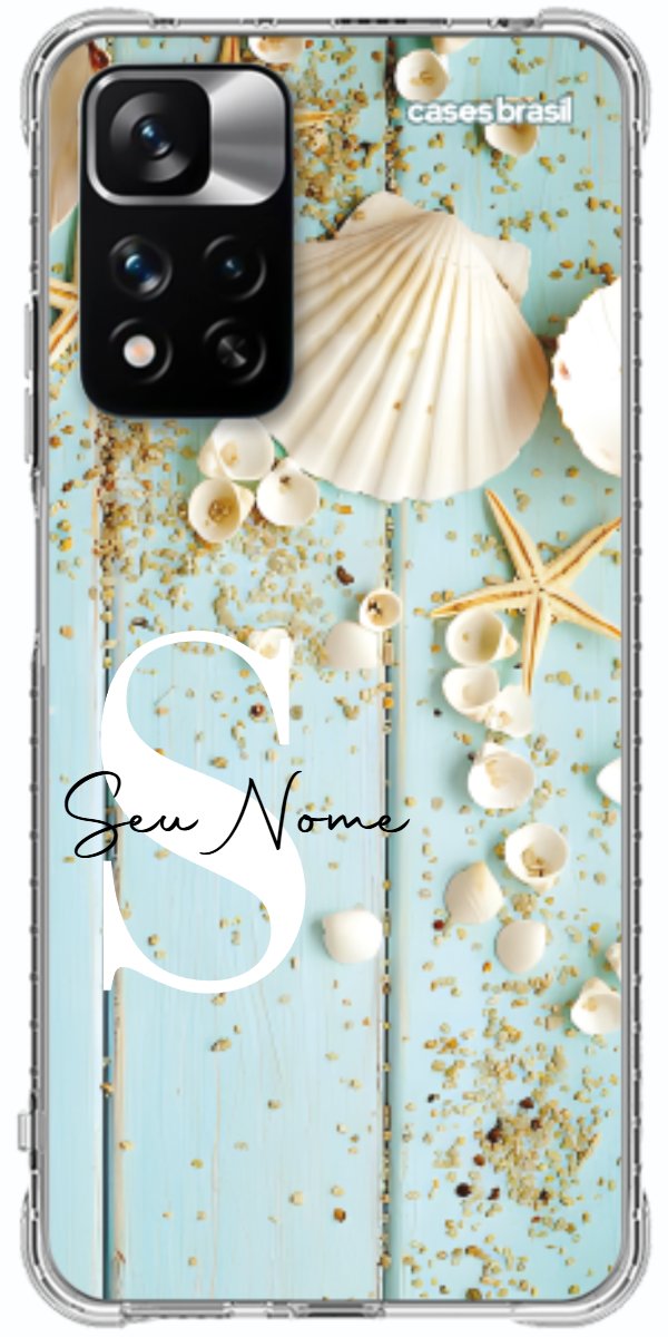 Capinha para Celular Conchas