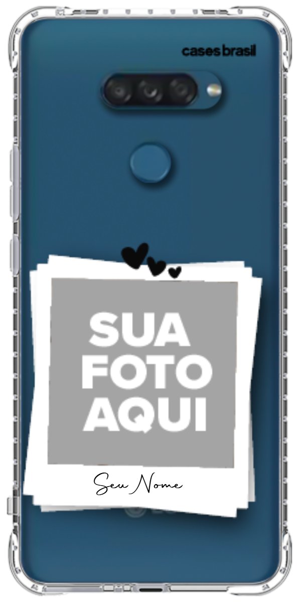 Capinha para Celular Polaroid Corações