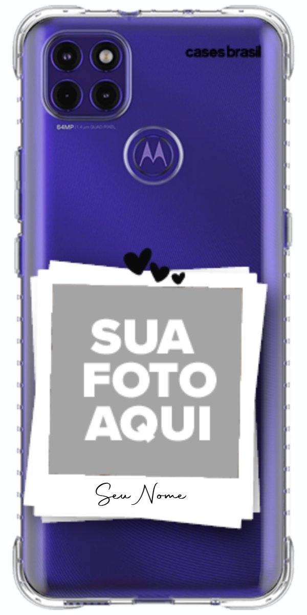Capinha para Celular Polaroid Corações