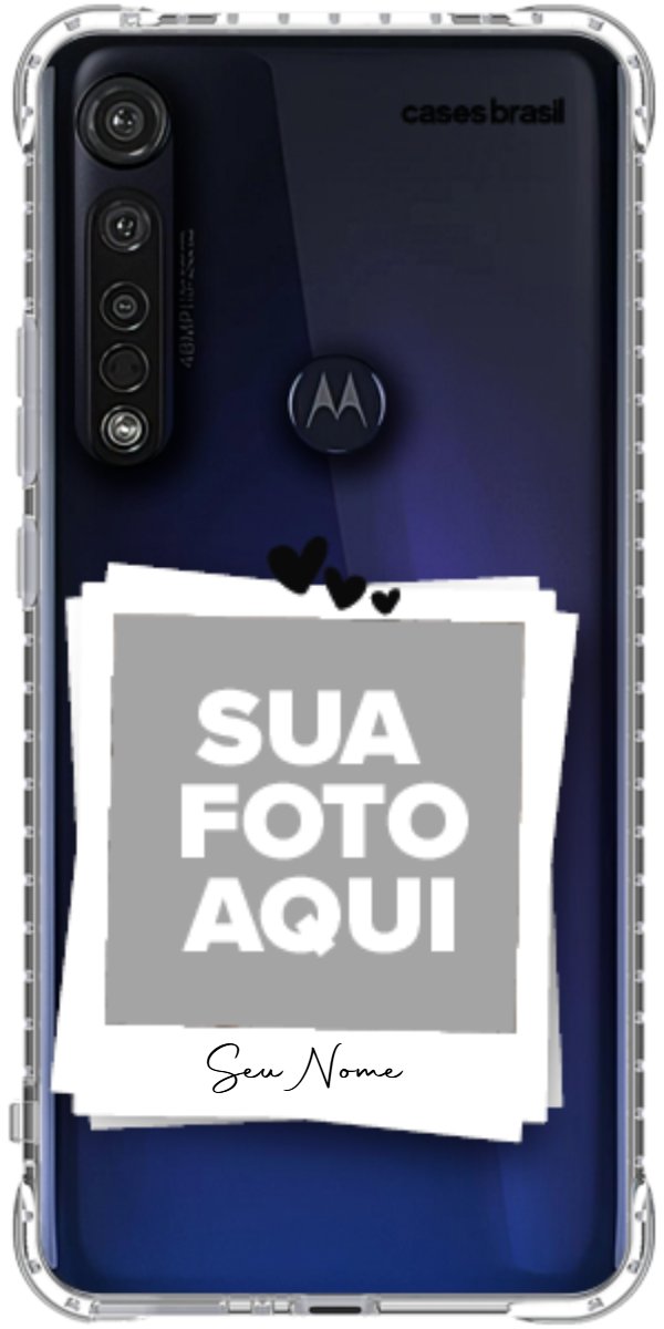 Capinha para Celular Polaroid Corações