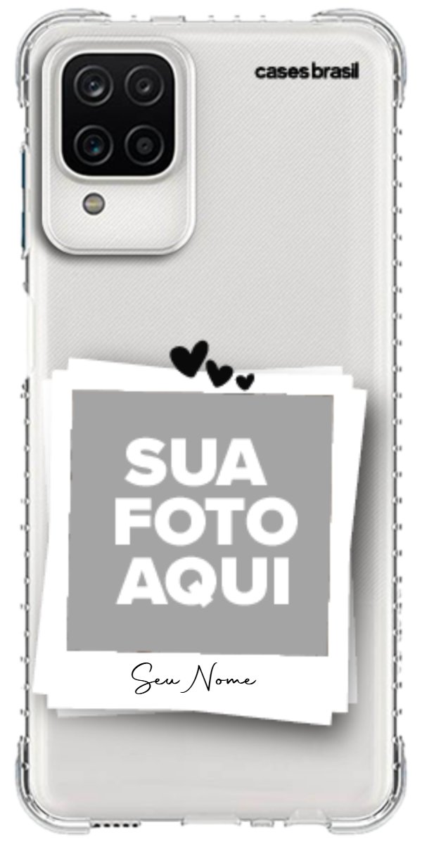 Capinha para Celular Polaroid Corações