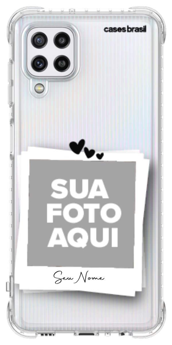 Capinha para Celular Polaroid Corações