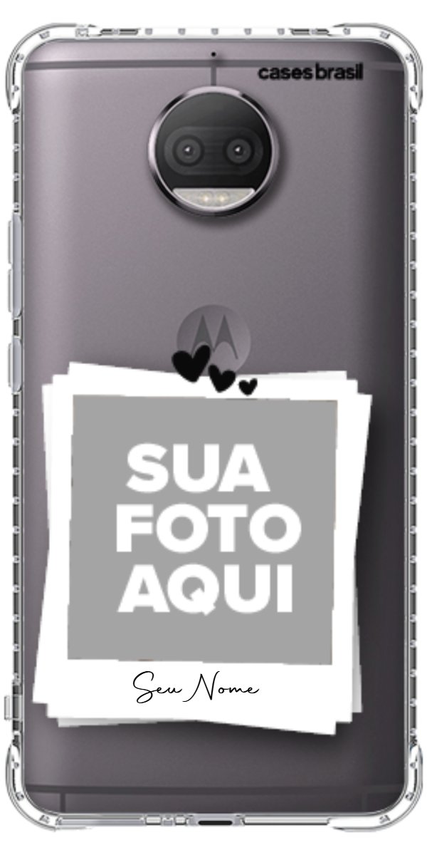 Capinha para Celular Polaroid Corações