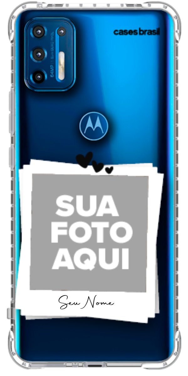 Capinha para Celular Polaroid Corações