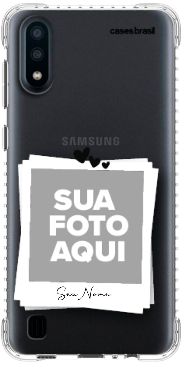 Capinha para Celular Polaroid Corações
