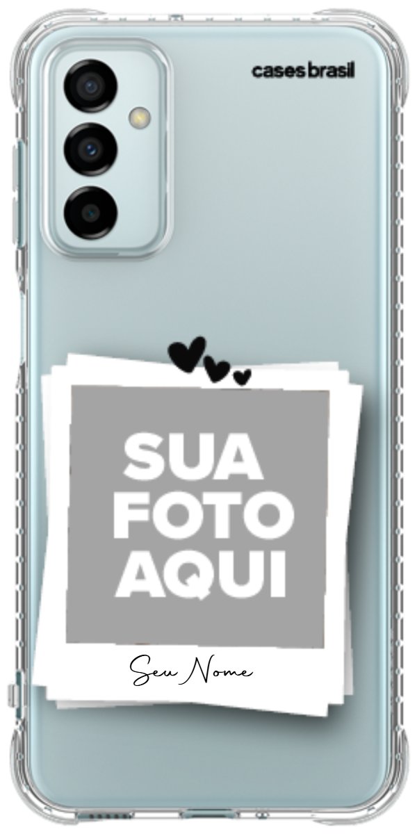 Capinha para Celular Polaroid Corações