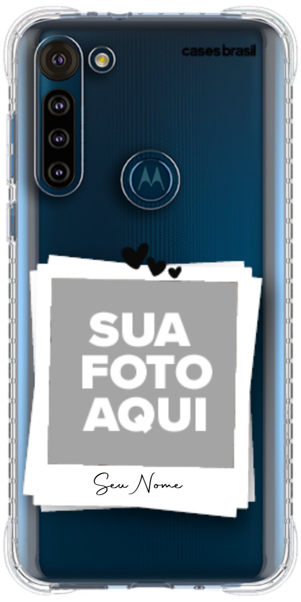 Capinha para Celular Polaroid Corações