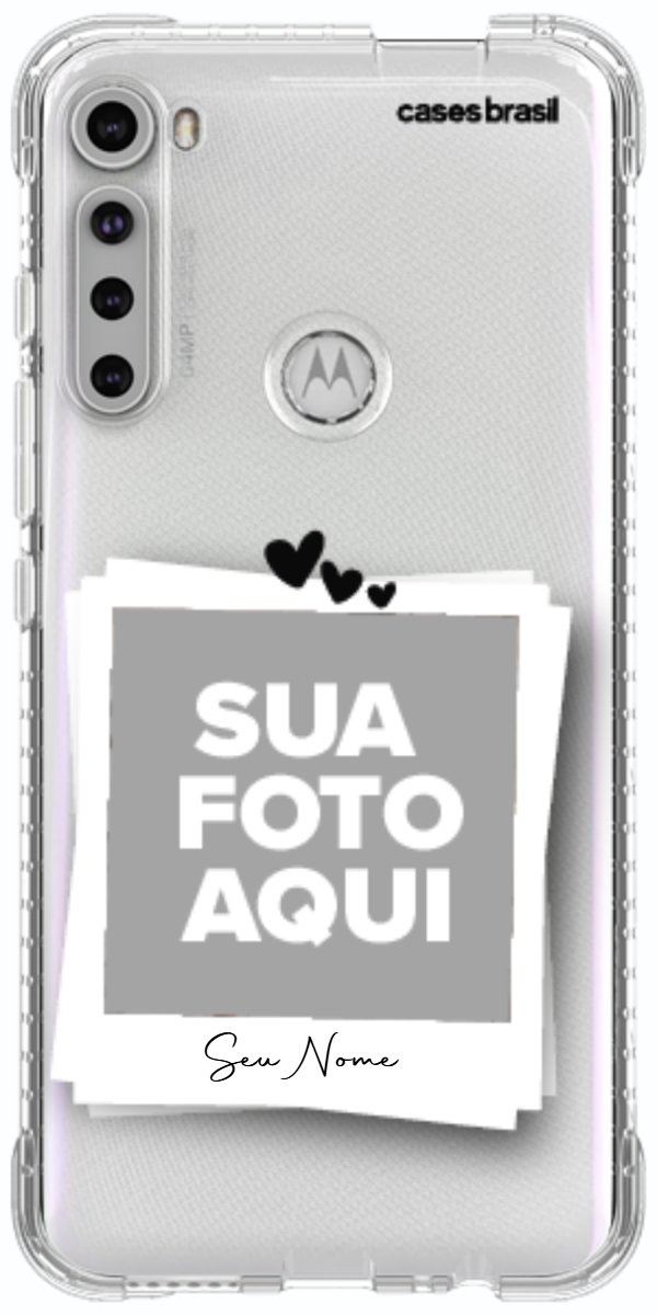 Capinha para Celular Polaroid Corações
