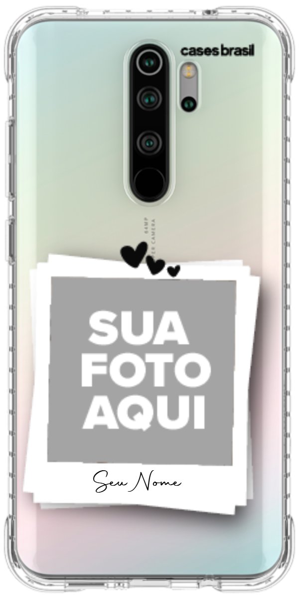 Capinha para Celular Polaroid Corações