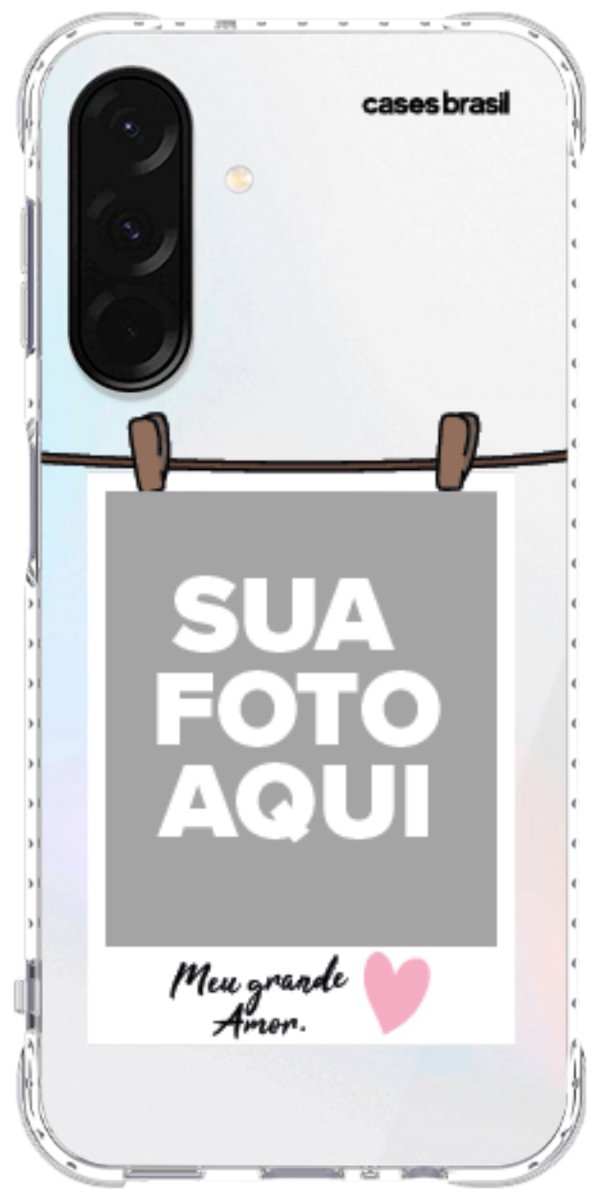 Capinha para Celular Polaroid Meu Grande Amor