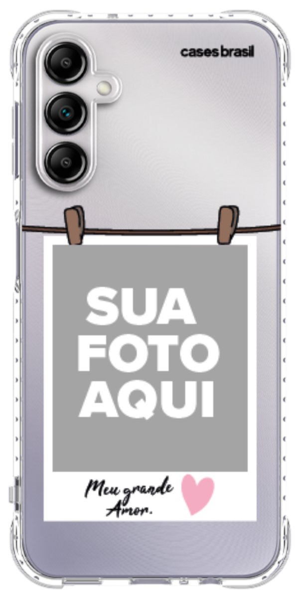 Capinha para Celular Polaroid Meu Grande Amor