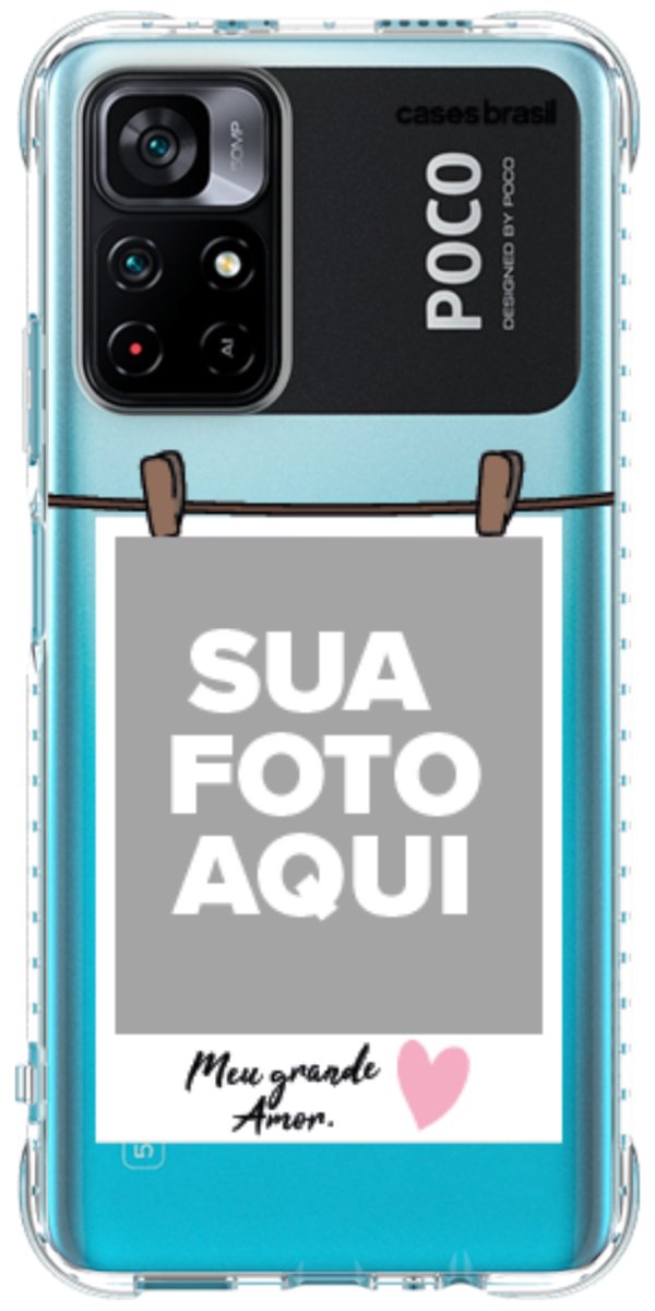 Capinha para Celular Polaroid Meu Grande Amor