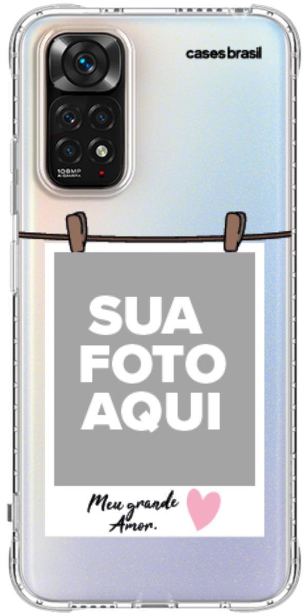 Capinha para Celular Polaroid Meu Grande Amor