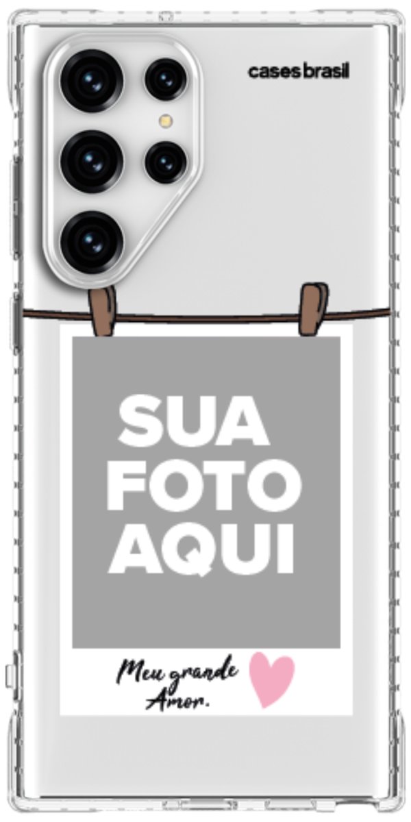 Capinha para Celular Polaroid Meu Grande Amor