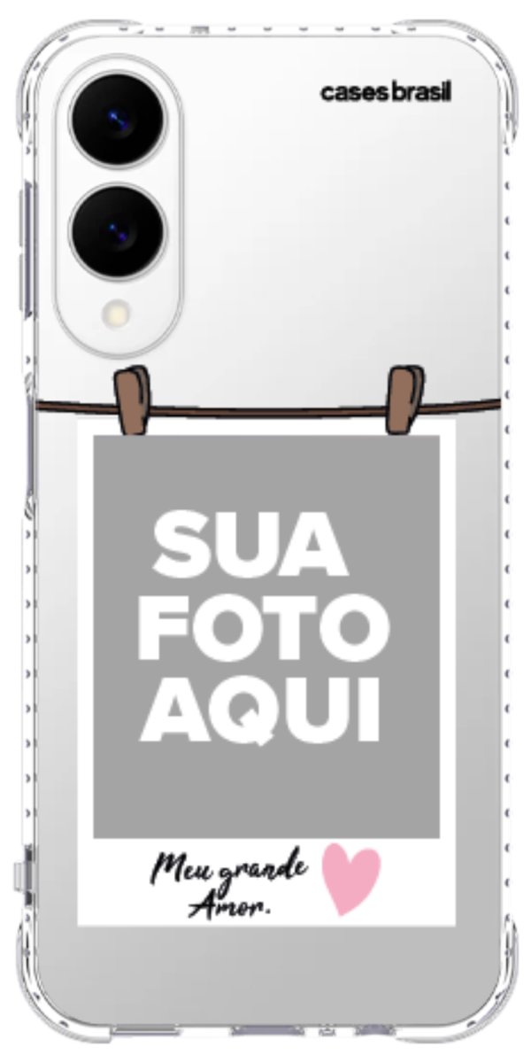 Capinha para Celular Polaroid Meu Grande Amor
