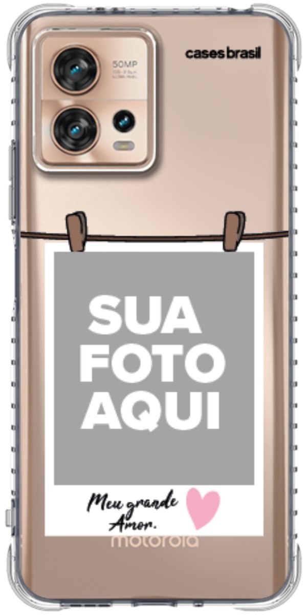 Capinha para Celular Polaroid Meu Grande Amor