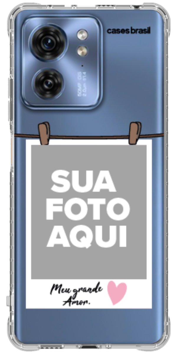 Capinha para Celular Polaroid Meu Grande Amor