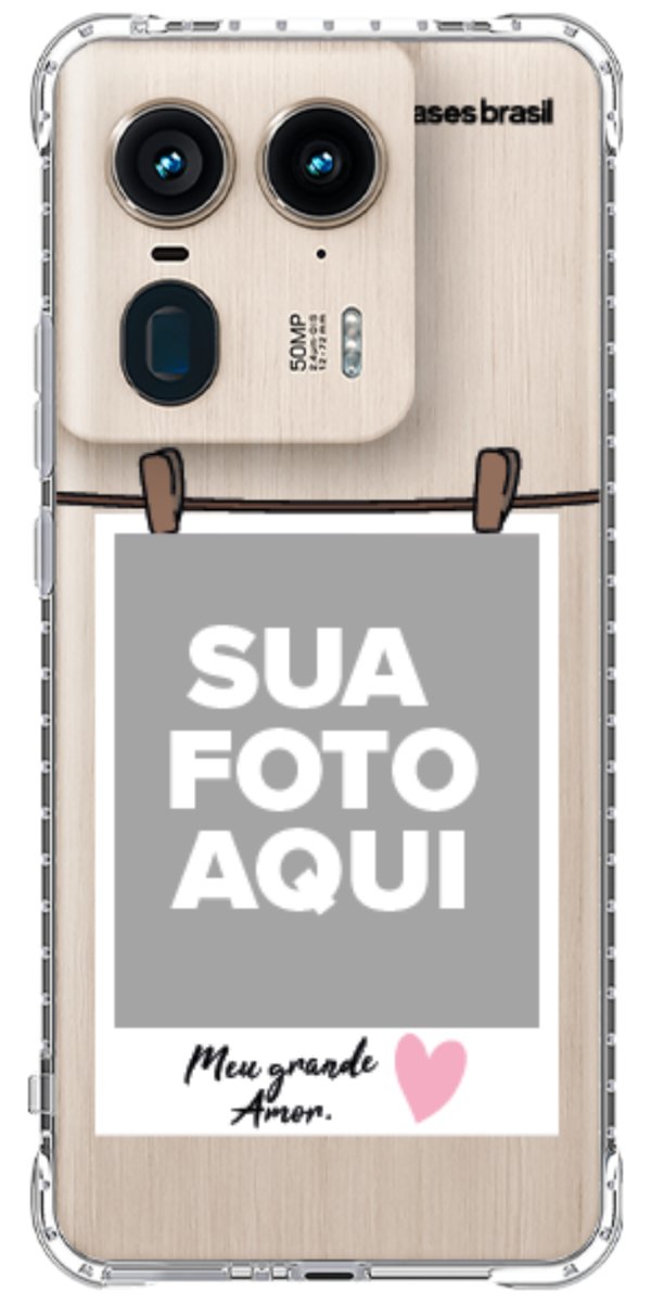Capinha para Celular Polaroid Meu Grande Amor