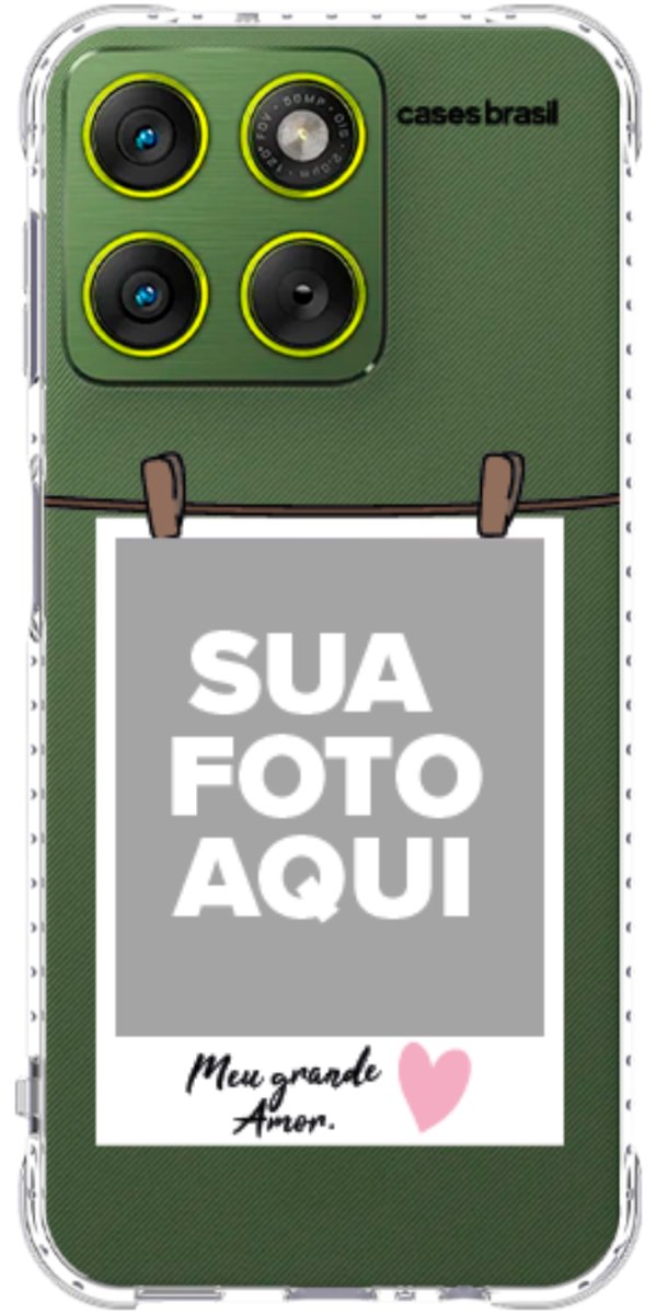 Capinha para Celular Polaroid Meu Grande Amor