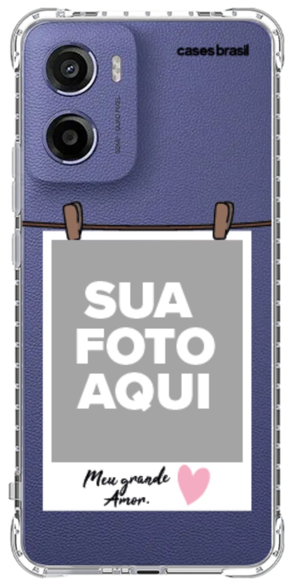 Capinha para Celular Polaroid Meu Grande Amor