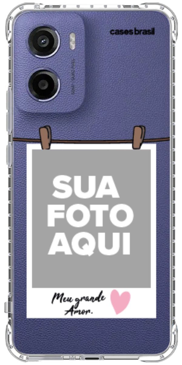 Capinha para Celular Polaroid Meu Grande Amor