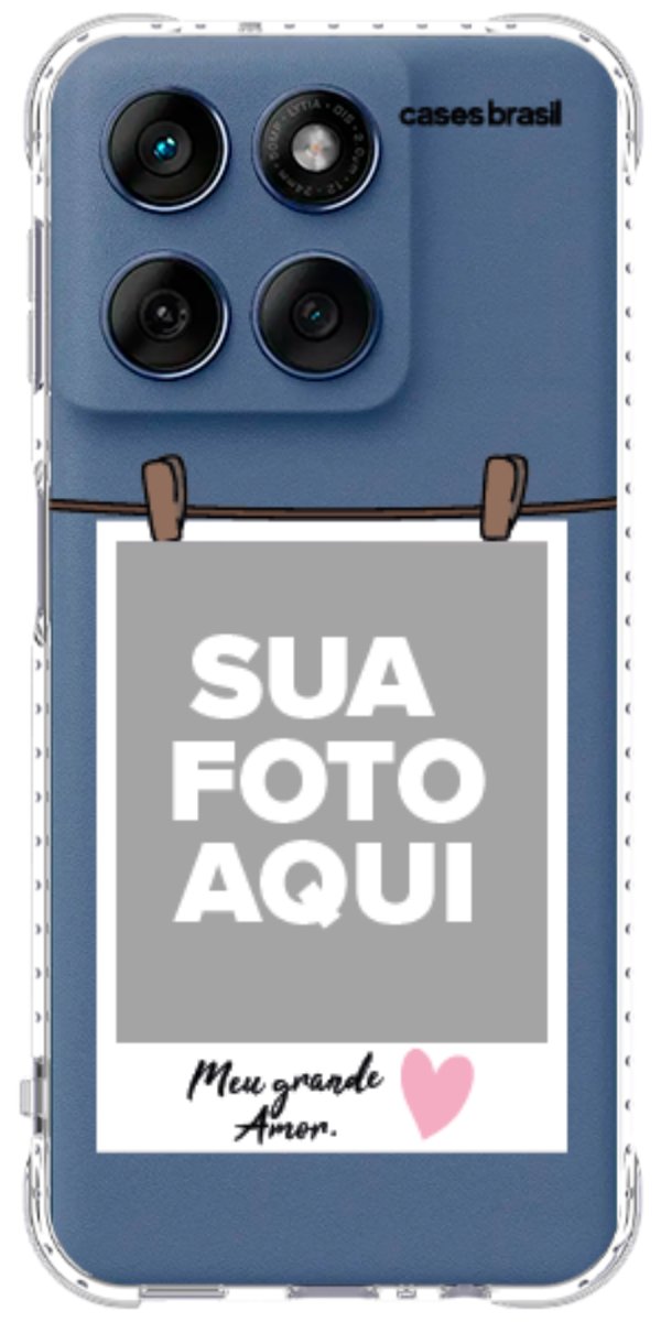 Capinha para Celular Polaroid Meu Grande Amor