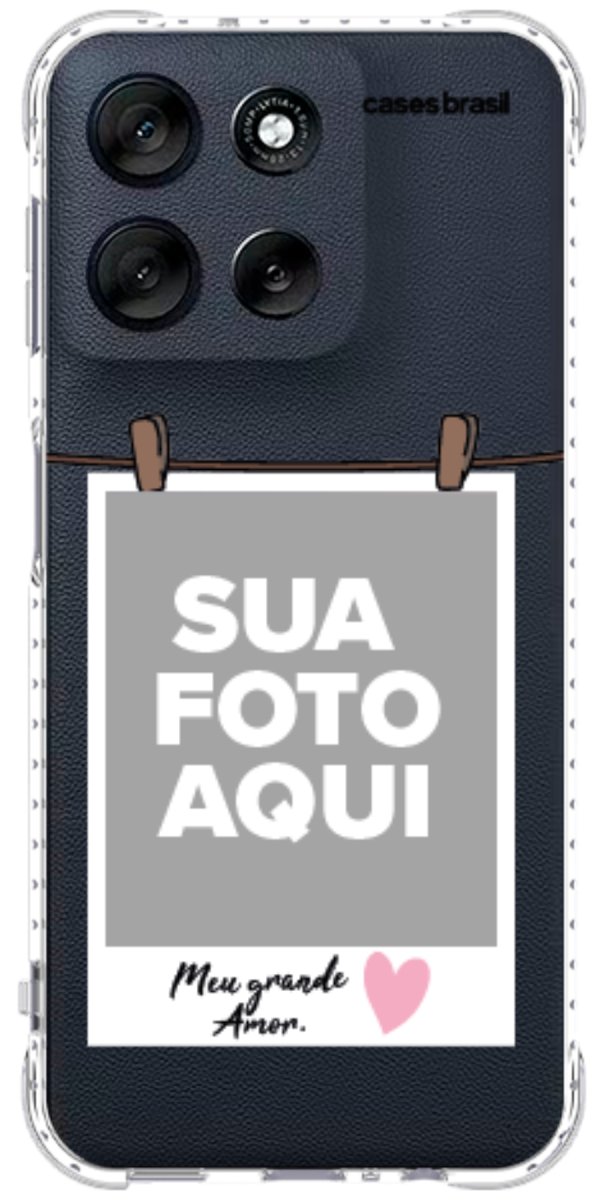 Capinha para Celular Polaroid Meu Grande Amor