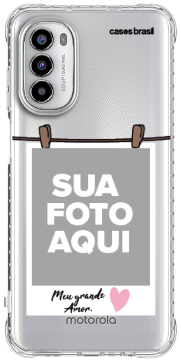 Capinha para Celular Polaroid Meu Grande Amor