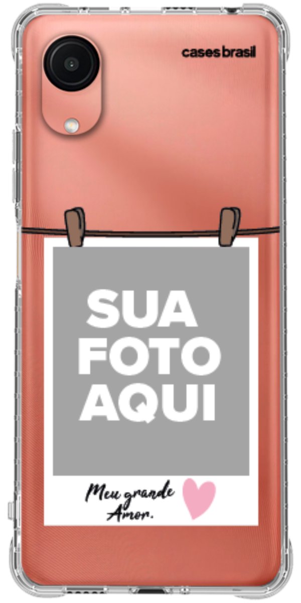 Capinha para Celular Polaroid Meu Grande Amor
