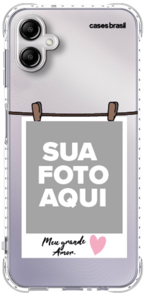 Capinha para Celular Polaroid Meu Grande Amor