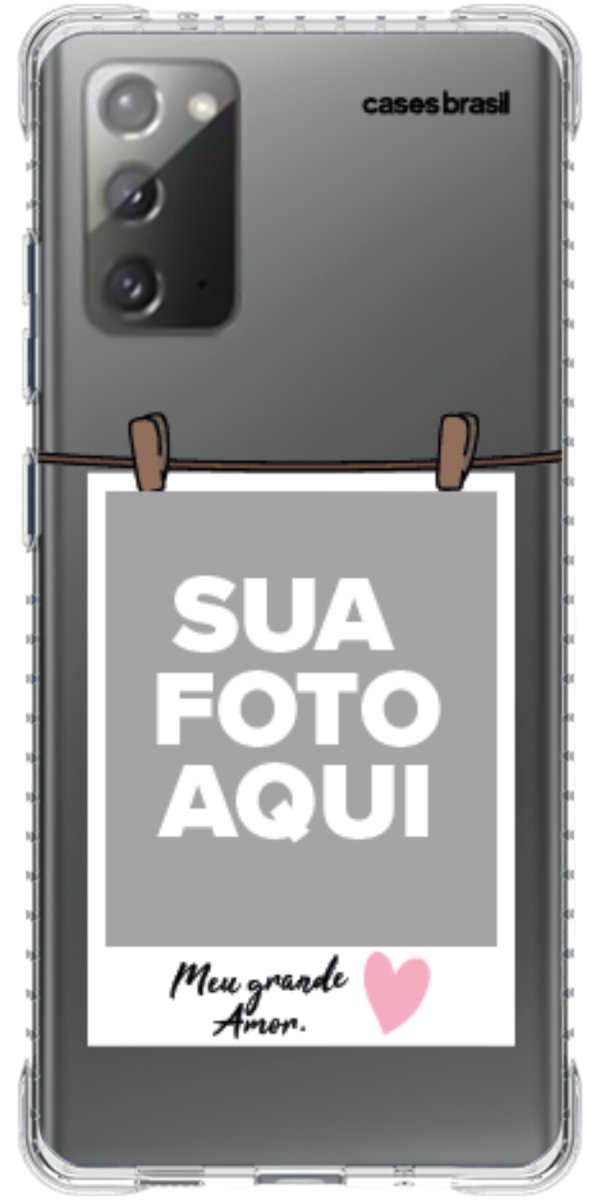 Capinha para Celular Polaroid Meu Grande Amor