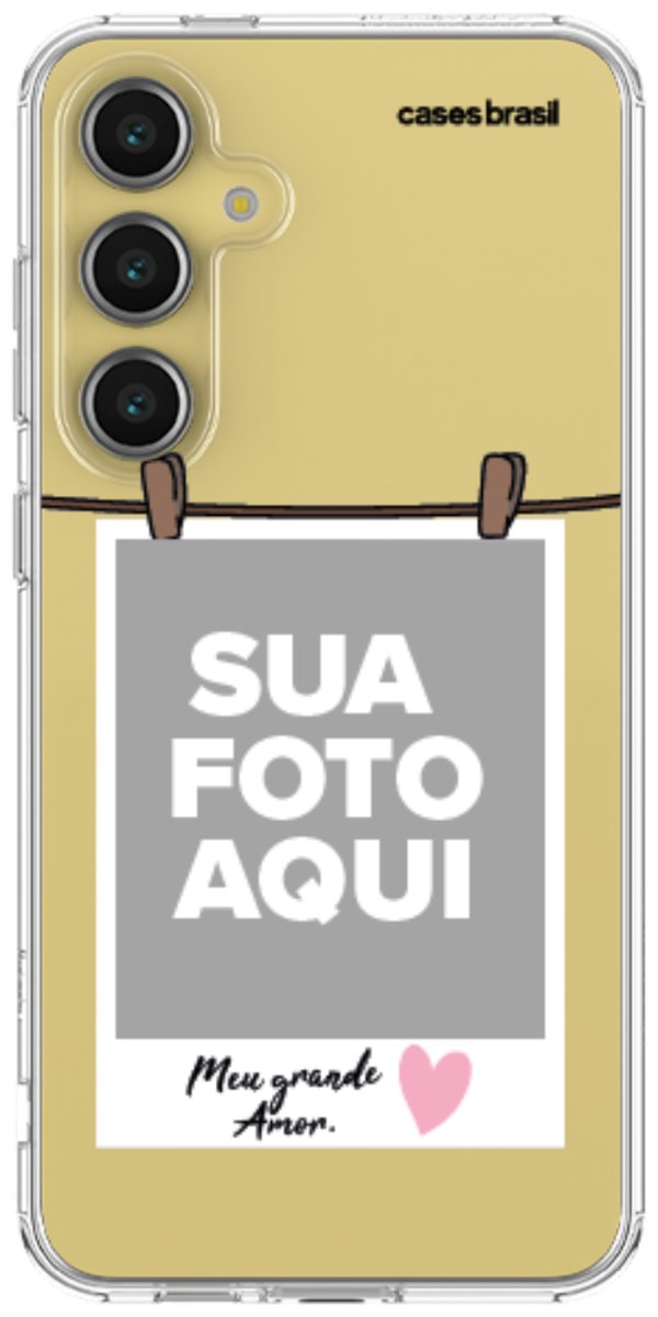 Capinha para Celular Polaroid Meu Grande Amor