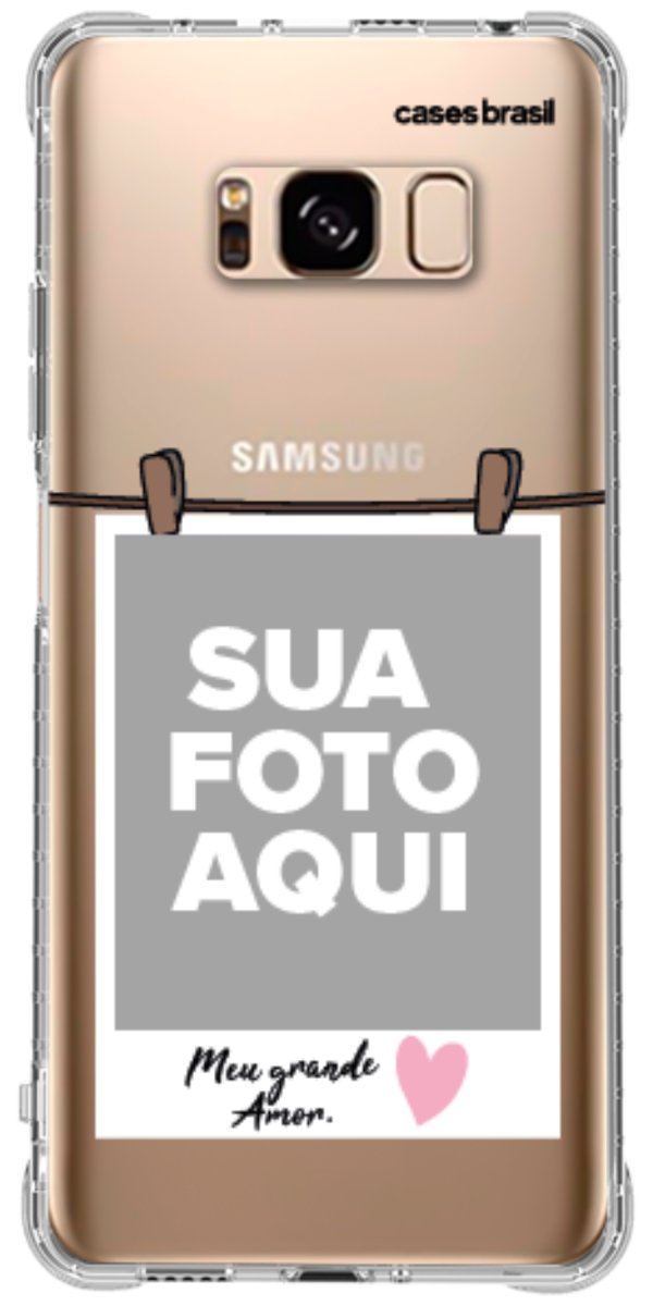Capinha para Celular Polaroid Meu Grande Amor