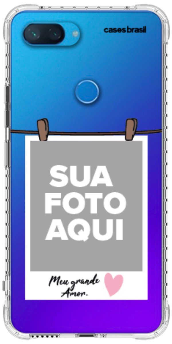 Capinha para Celular Polaroid Meu Grande Amor
