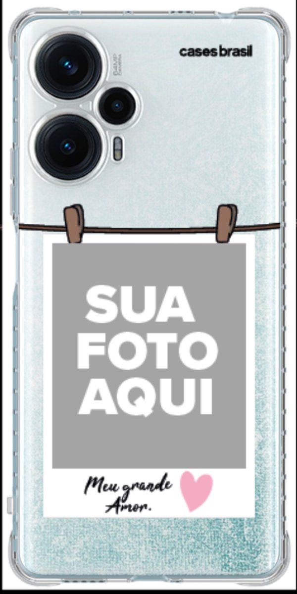 Capinha para Celular Polaroid Meu Grande Amor