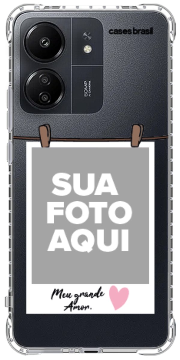 Capinha para Celular Polaroid Meu Grande Amor