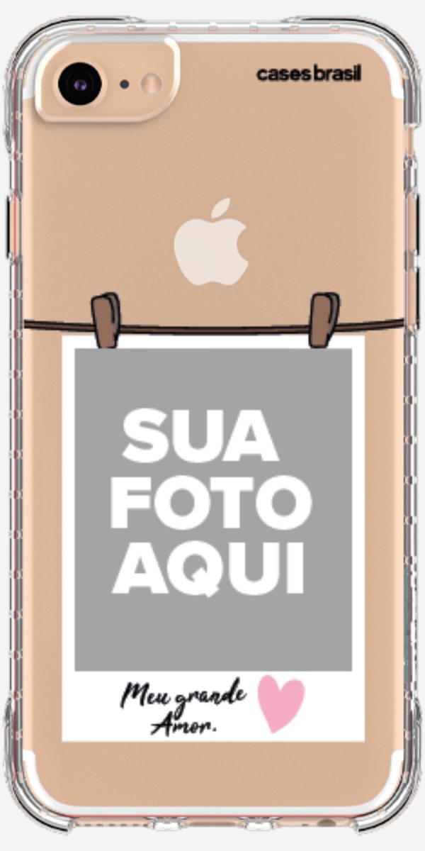Capinha para Celular Polaroid Meu Grande Amor