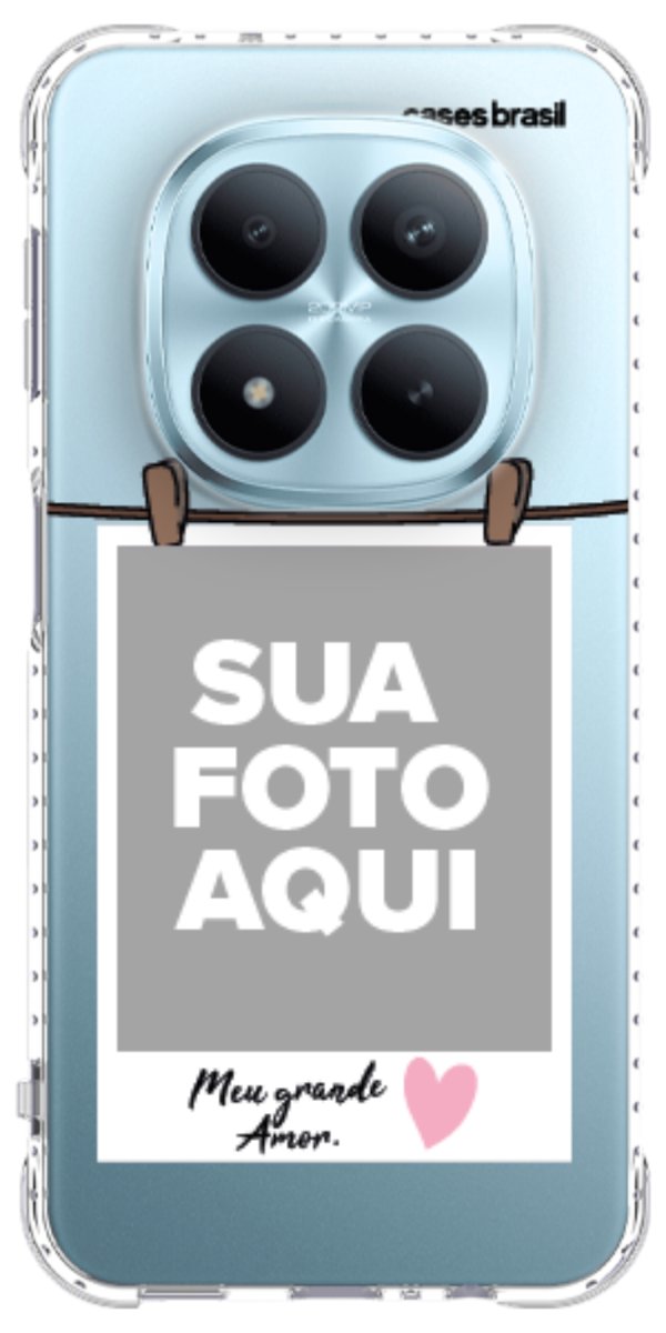 Capinha para Celular Polaroid Meu Grande Amor