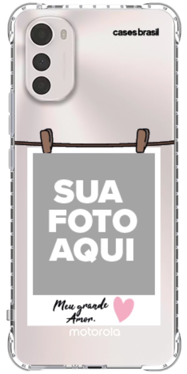 Capinha para Celular Polaroid Meu Grande Amor