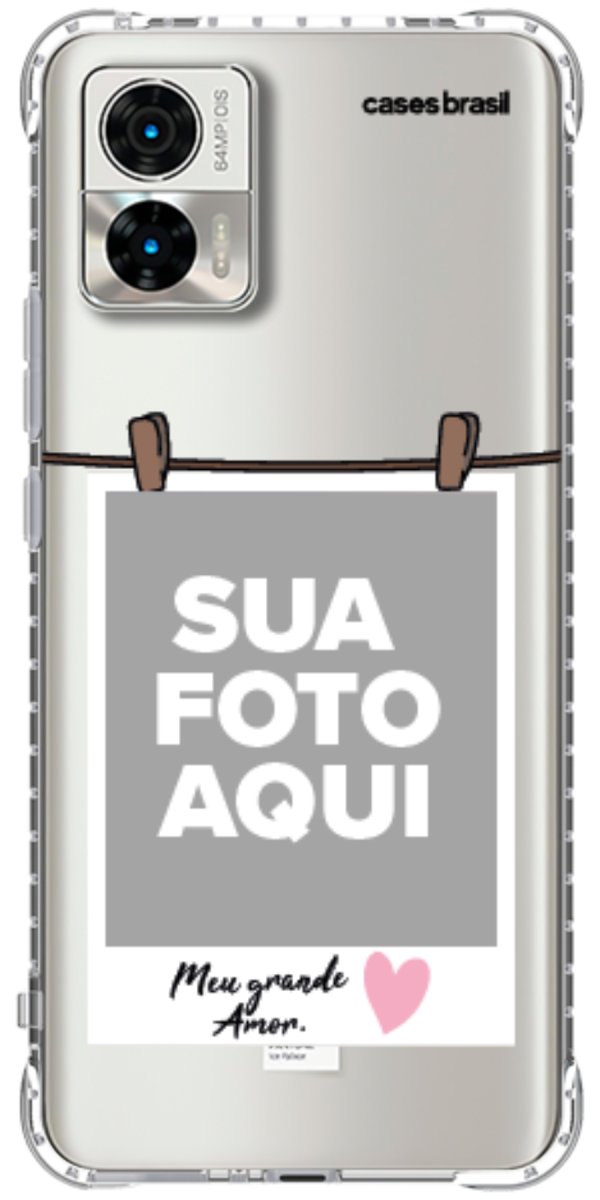 Capinha para Celular Polaroid Meu Grande Amor