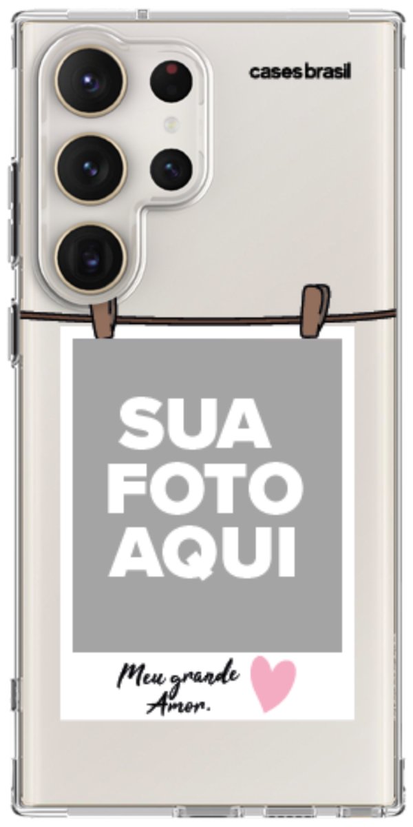 Capinha para Celular Polaroid Meu Grande Amor