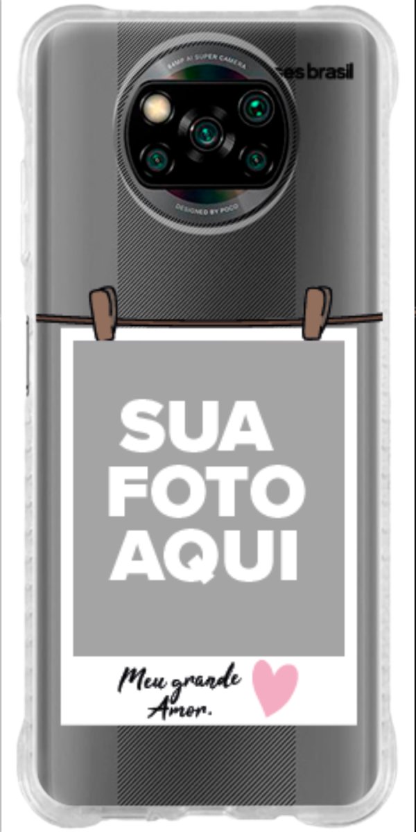 Capinha para Celular Polaroid Meu Grande Amor
