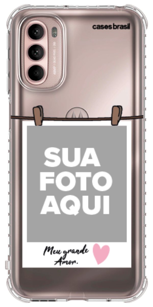 Capinha para Celular Polaroid Meu Grande Amor
