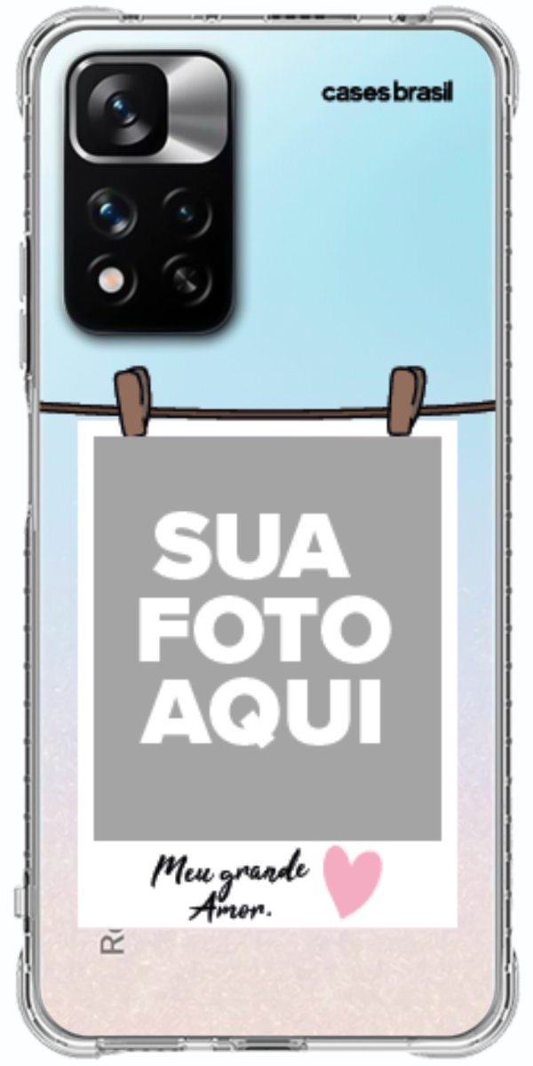 Capinha para Celular Polaroid Meu Grande Amor