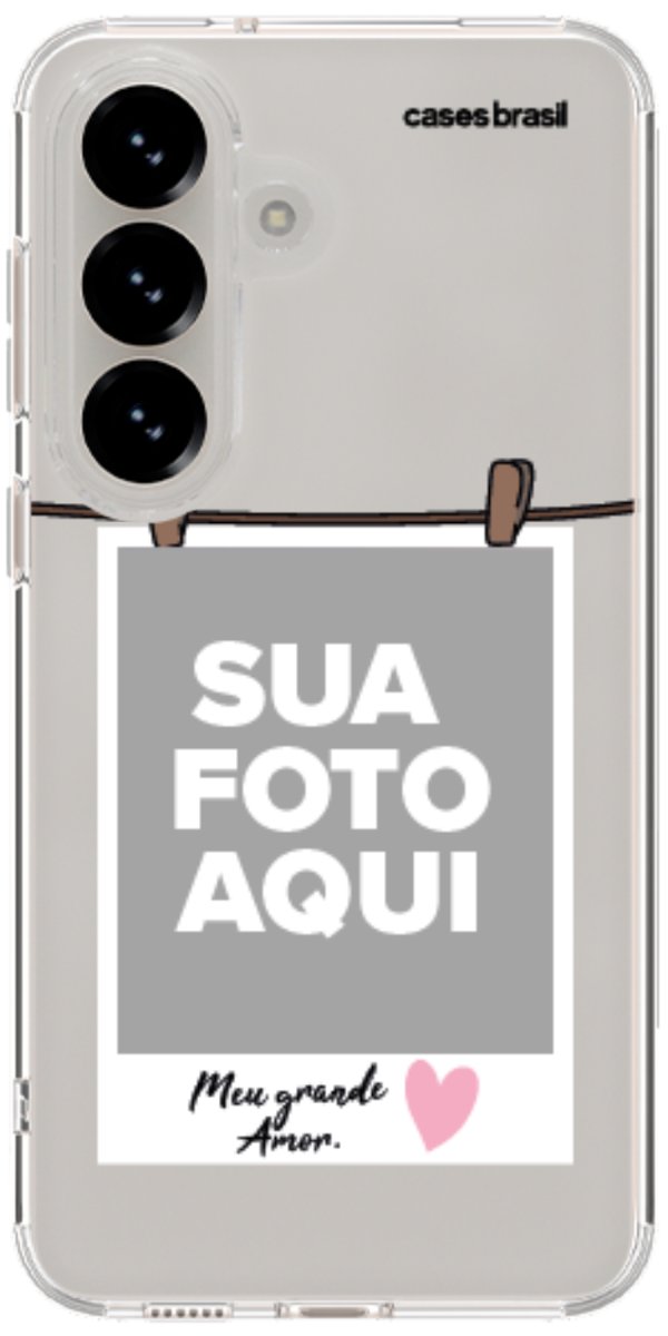 Capinha para Celular Polaroid Meu Grande Amor