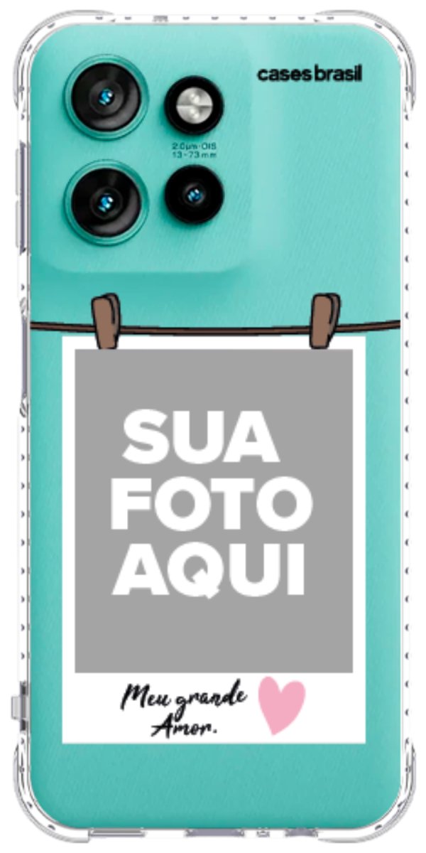 Capinha para Celular Polaroid Meu Grande Amor