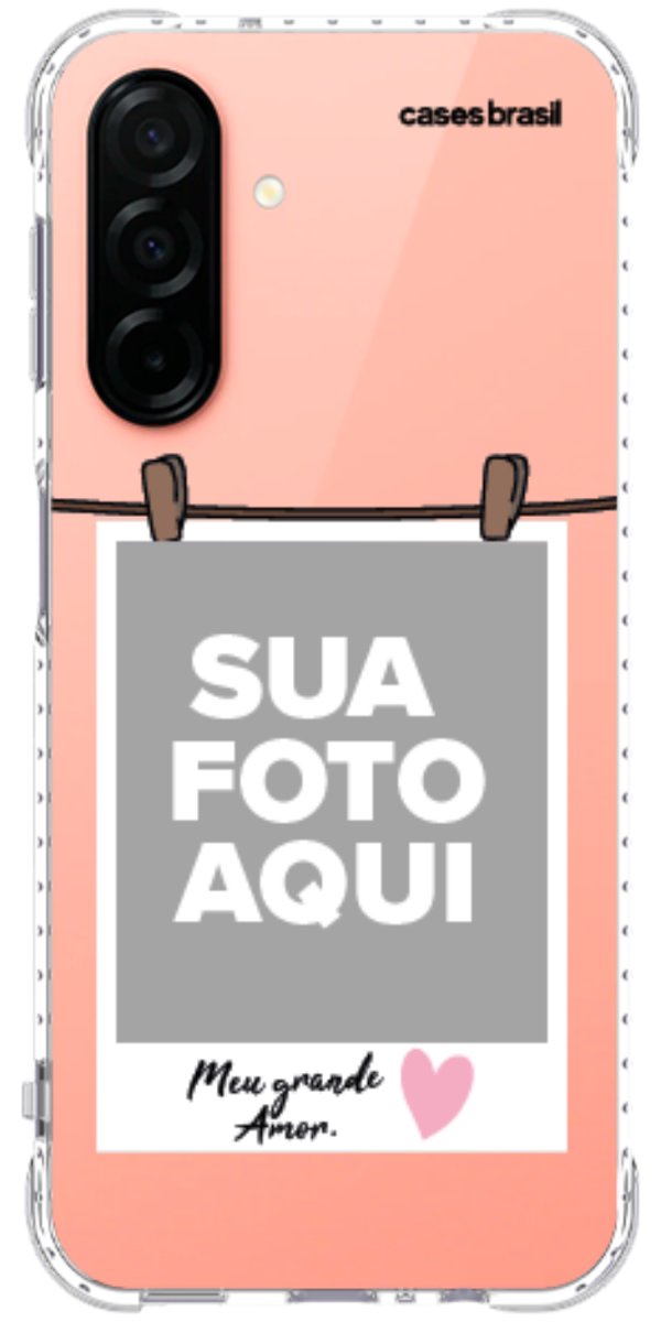 Capinha para Celular Polaroid Meu Grande Amor