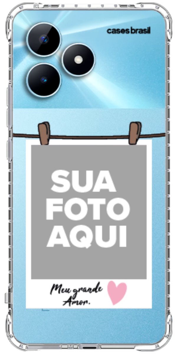 Capinha para Celular Polaroid Meu Grande Amor